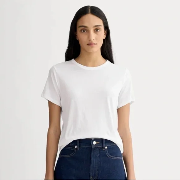 Everlane Classic White Women's T-Shirt - Picture 1 of 5